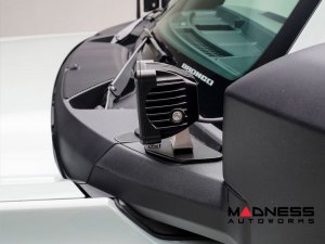 Ford Bronco Lighting Upgrade - ZROADZ - A-Pillar Dual Mount - 3in White LED Pods